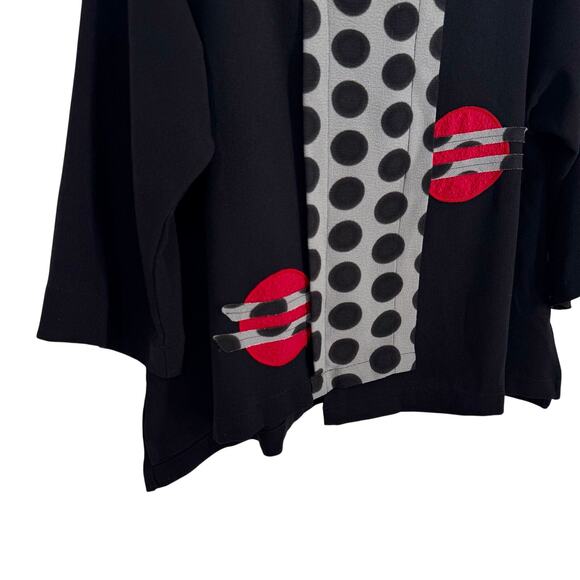 Moonlight by Y & S Small Wearable Art to Wear Artsy Shirt Top Abstract Unique - Picture 4 of 6